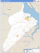 Isle of Wight County, VA Digital Map Basic Style